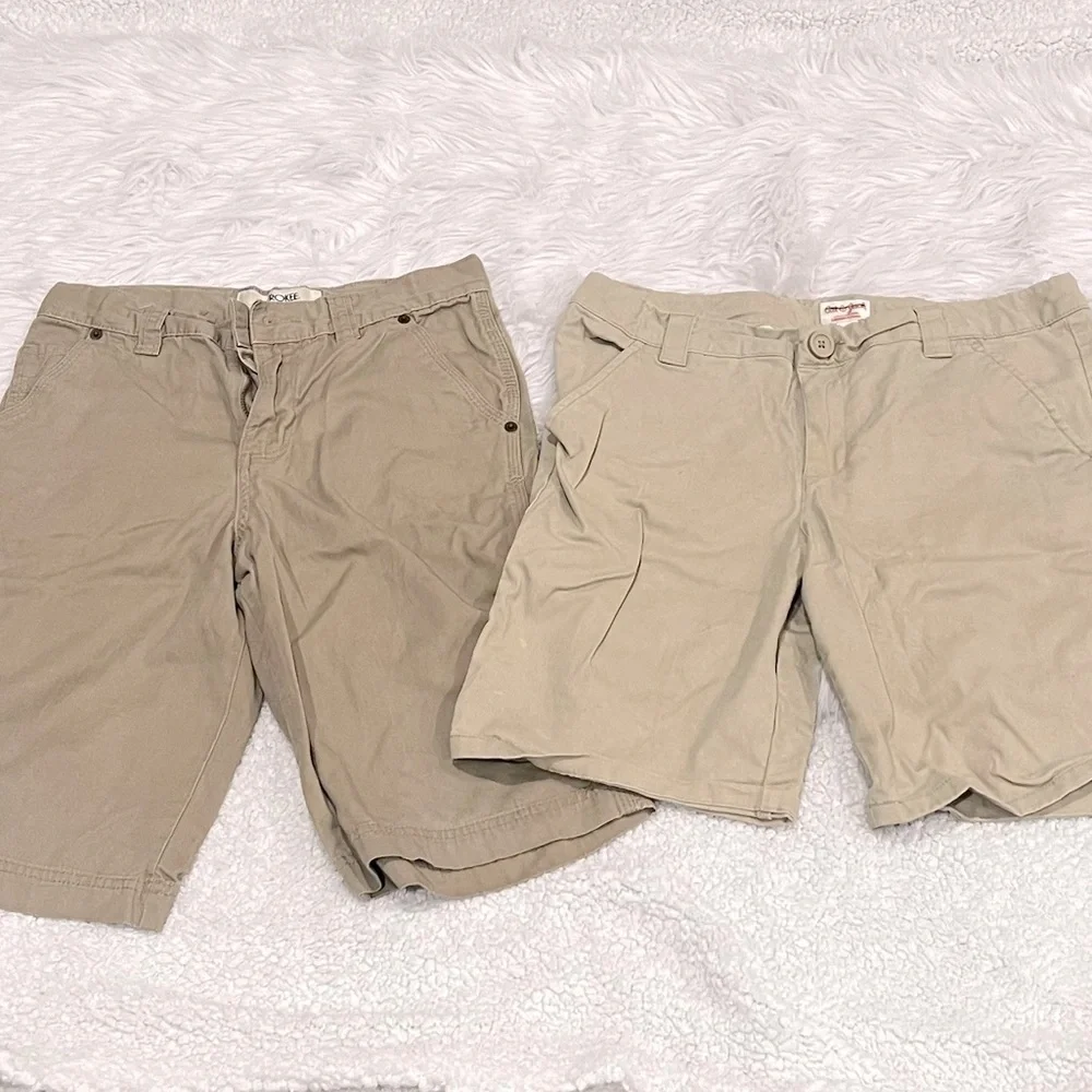 5 Bundle boys Medium clothing shirts and shorts, swim short size 12/14 boys